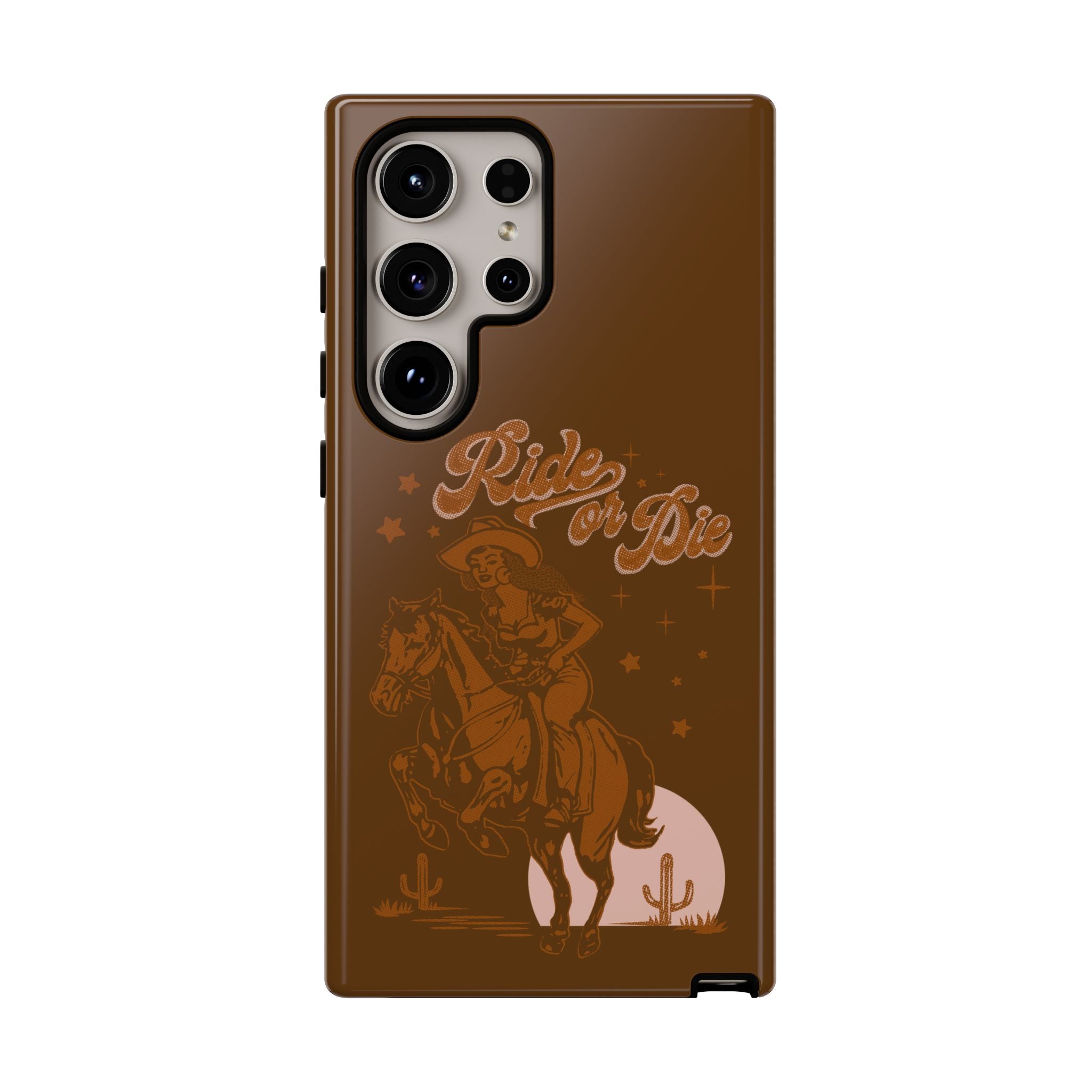 Ride or Die Cowgirl Phone Case - Tough & Trendy