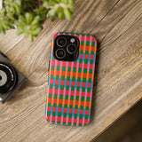 Candy Striped Pattern Phone Case - Tough & Trendy