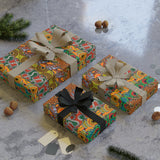 AfroBeats Holiday Wrapping Paper Roll - Perfect for Gift Wraps & Celebrations