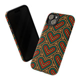 Stylish Heart Pattern Phone Case - Tough & Trendy