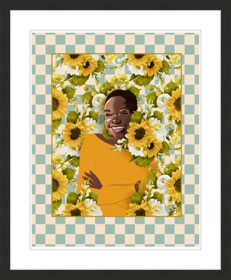 When Flower Bloom in the Sun Framed Art Print