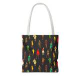 Vintage Fashion Ladies Print Tote Bag - Stylish & Versatile Carryall