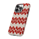 Hearts Aligned Pattern Phone Case - Tough & Trendy