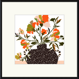 Paper Flowers Framed Art Print
