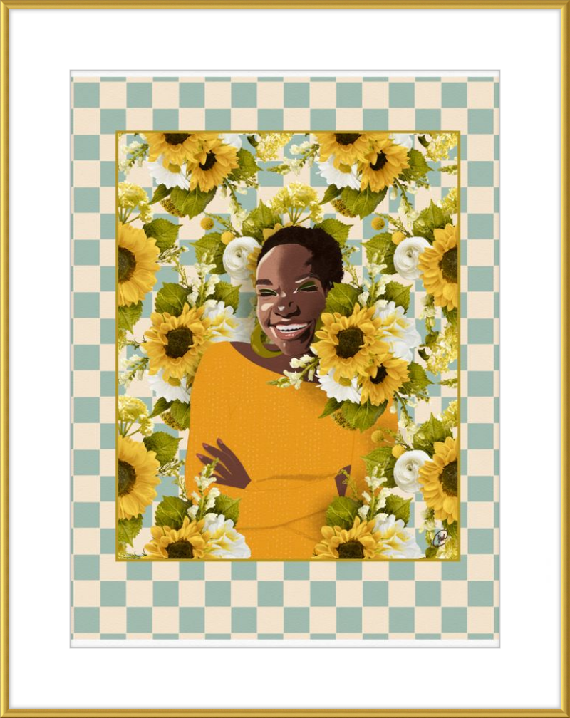 When Flower Bloom in the Sun Framed Art Print