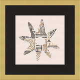 Cartouche Framed Art Print