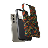 Stylish Heart Pattern Phone Case - Tough & Trendy