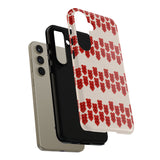 Hearts Aligned Pattern Phone Case - Tough & Trendy