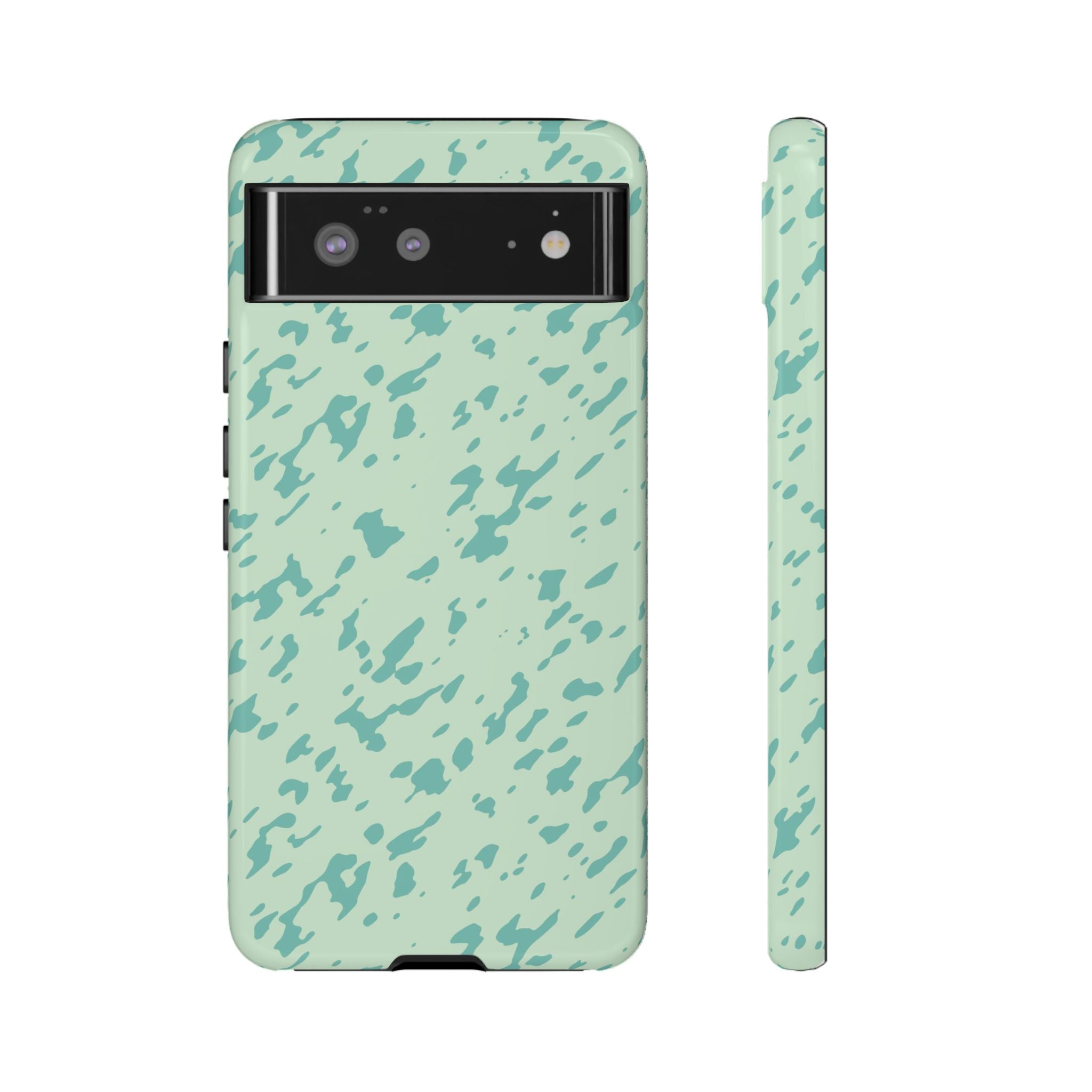 Turquoise Marble Pattern Phone Case - Tough & Trendy