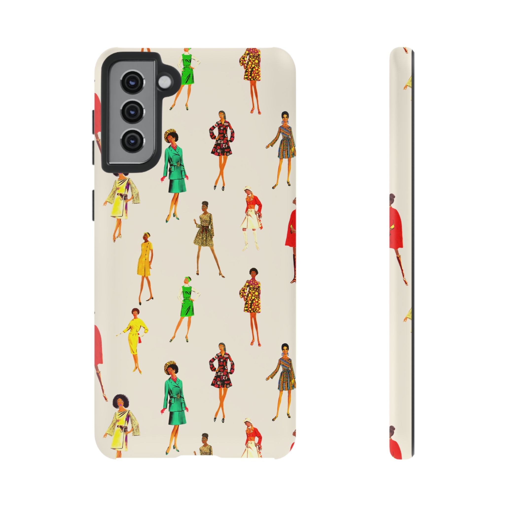 Ivory Vintage Fashion Ladies Phone Case - Tough & Trendy