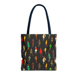 Vintage Fashion Ladies Print Tote Bag - Stylish & Versatile Carryall