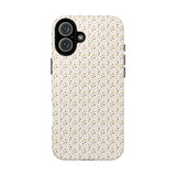 Pretty Gold and Grey Dots Phone Case - Tough & Trendy