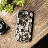 Hearts Beat Pattern Phone Case - Tough & Trendy