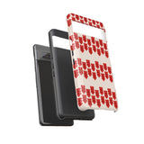 Hearts Aligned Pattern Phone Case - Tough & Trendy