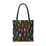 Vintage Fashion Ladies Print Tote Bag - Stylish & Versatile Carryall