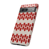 Hearts Aligned Pattern Phone Case - Tough & Trendy