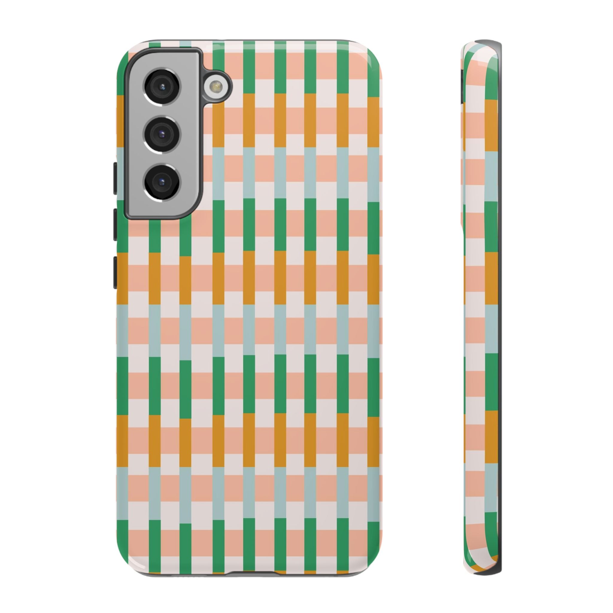 Stylish Striped Pattern Phone Case - Tough & Trendy