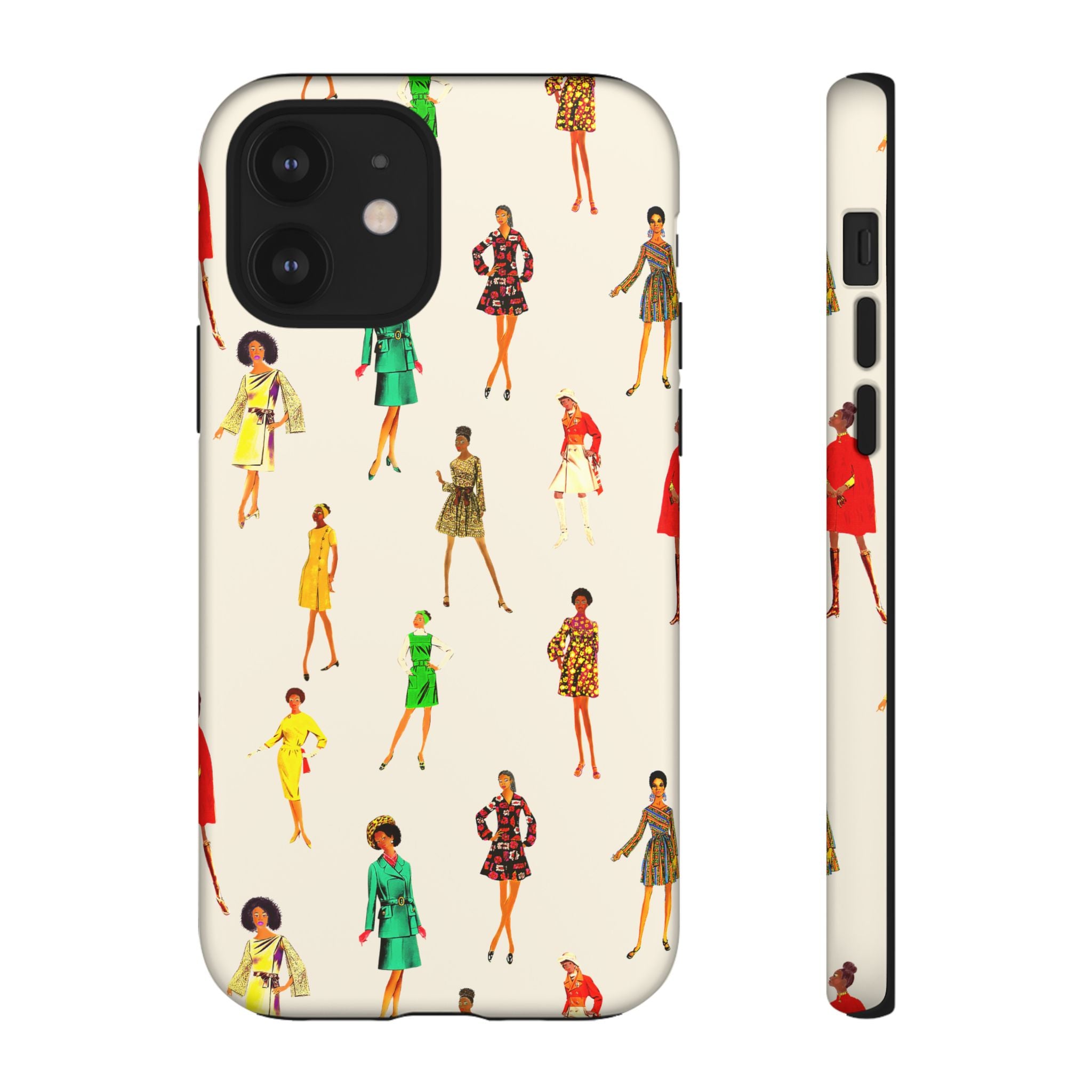 Ivory Vintage Fashion Ladies Phone Case - Tough & Trendy