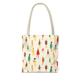 Ivory Vintage Fashion Ladies Print Tote Bag - Stylish & Versatile Carryall