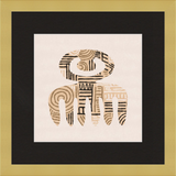 Cartouche Framed Art Print