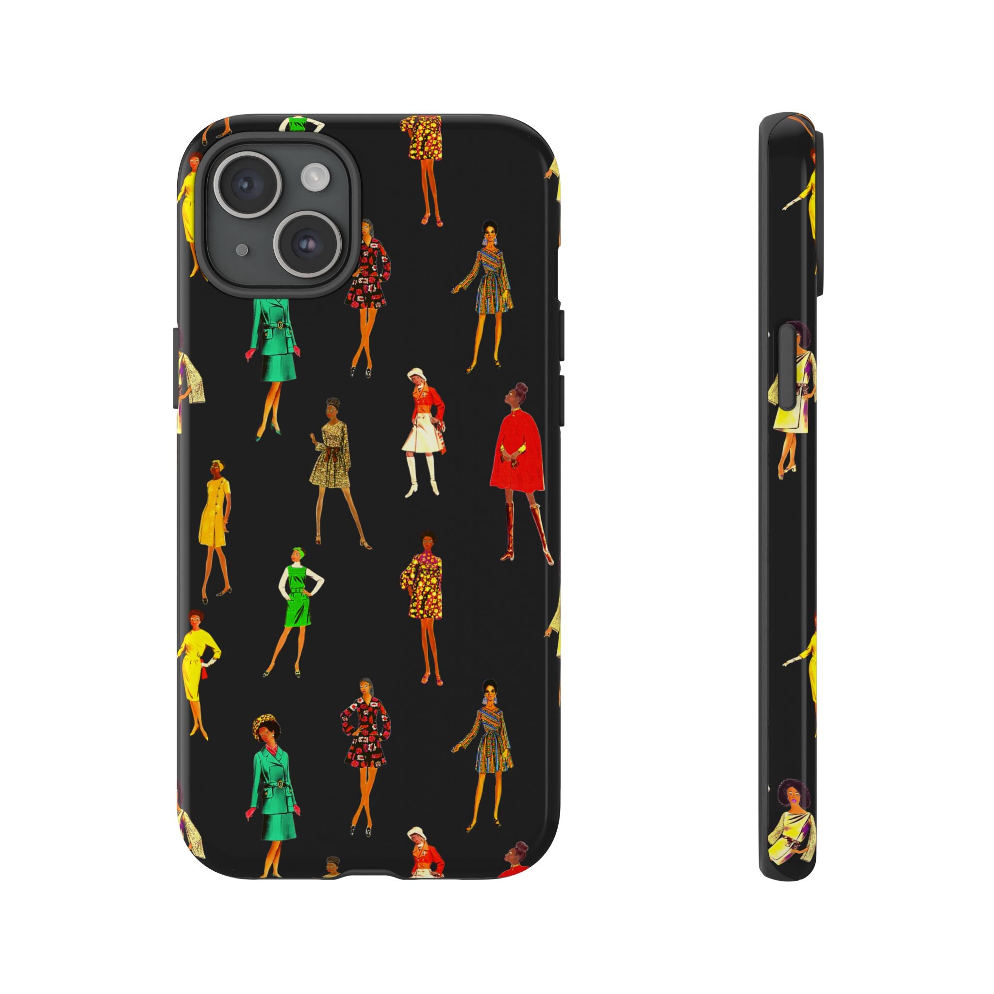 Vintage Fashion Ladies Phone Case - Tough & Trendy