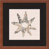 Cartouche Framed Art Print
