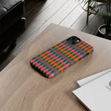 Candy Striped Pattern Phone Case - Tough & Trendy