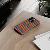 Candy Striped Pattern Phone Case - Tough & Trendy