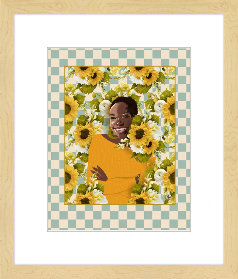 When Flower Bloom in the Sun Framed Art Print