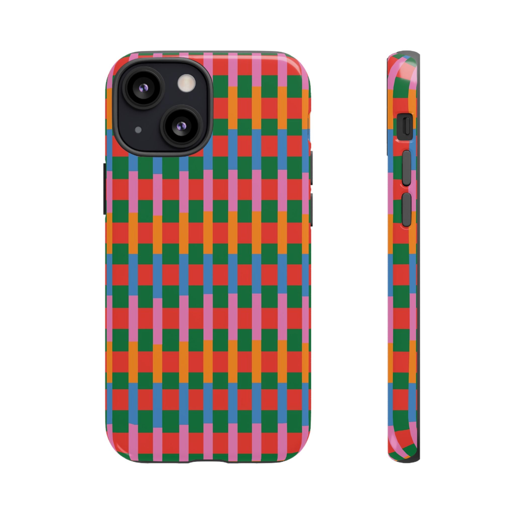 Candy Striped Pattern Phone Case - Tough & Trendy