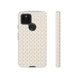 Pretty Gold and Grey Dots Phone Case - Tough & Trendy