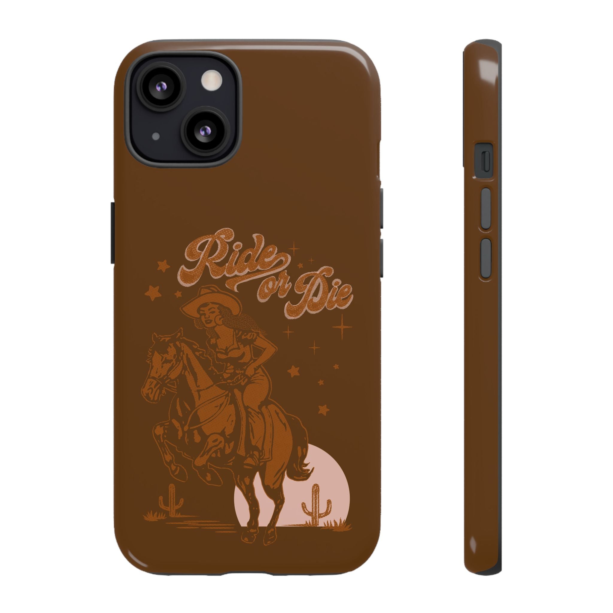 Ride or Die Cowgirl Phone Case - Tough & Trendy