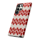 Hearts Aligned Pattern Phone Case - Tough & Trendy