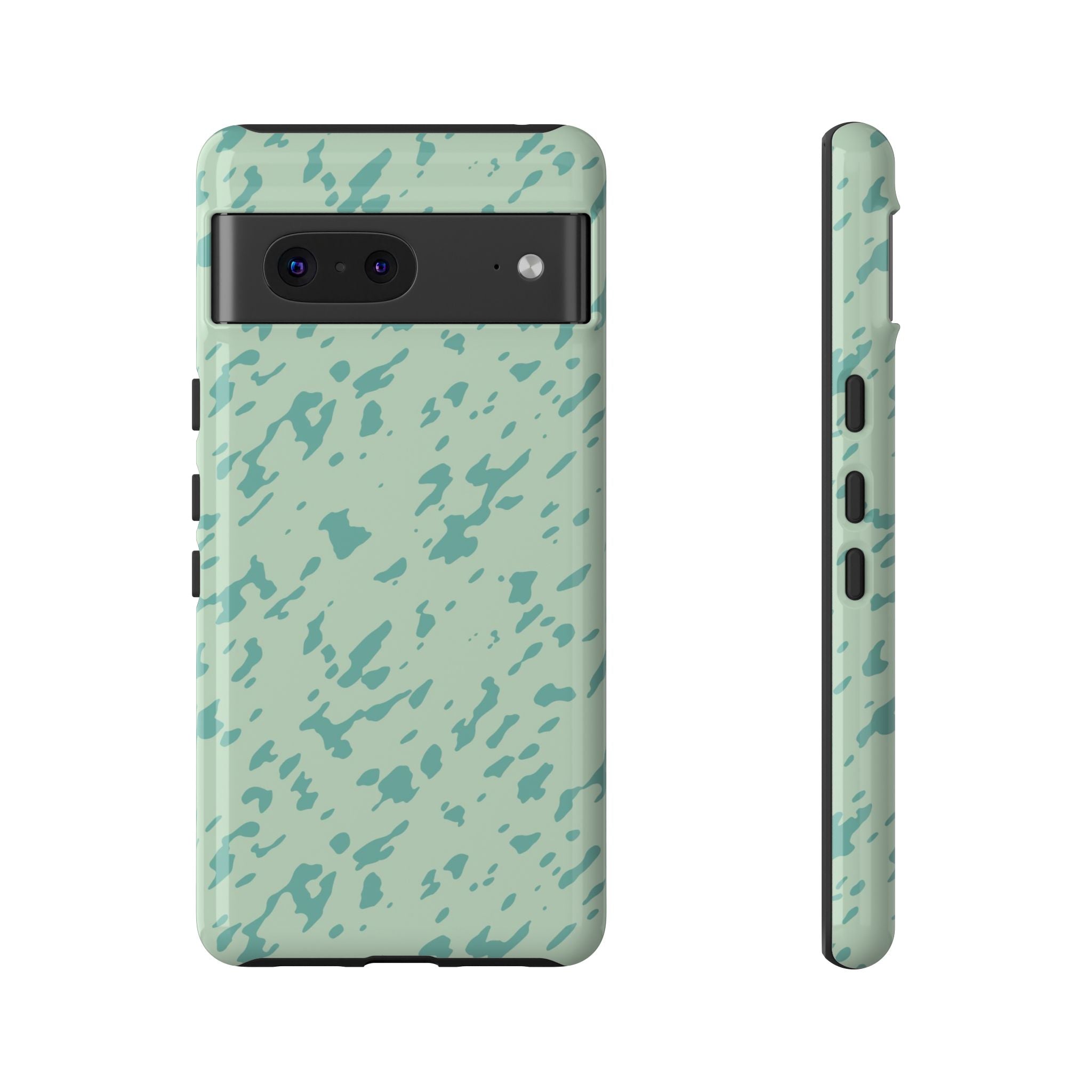 Turquoise Marble Pattern Phone Case - Tough & Trendy