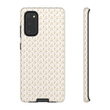 Pretty Gold and Grey Dots Phone Case - Tough & Trendy