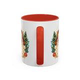 Black Santa Claus Christmas Red Accent Coffee Mug (11, 15oz)