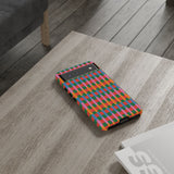 Candy Striped Pattern Phone Case - Tough & Trendy