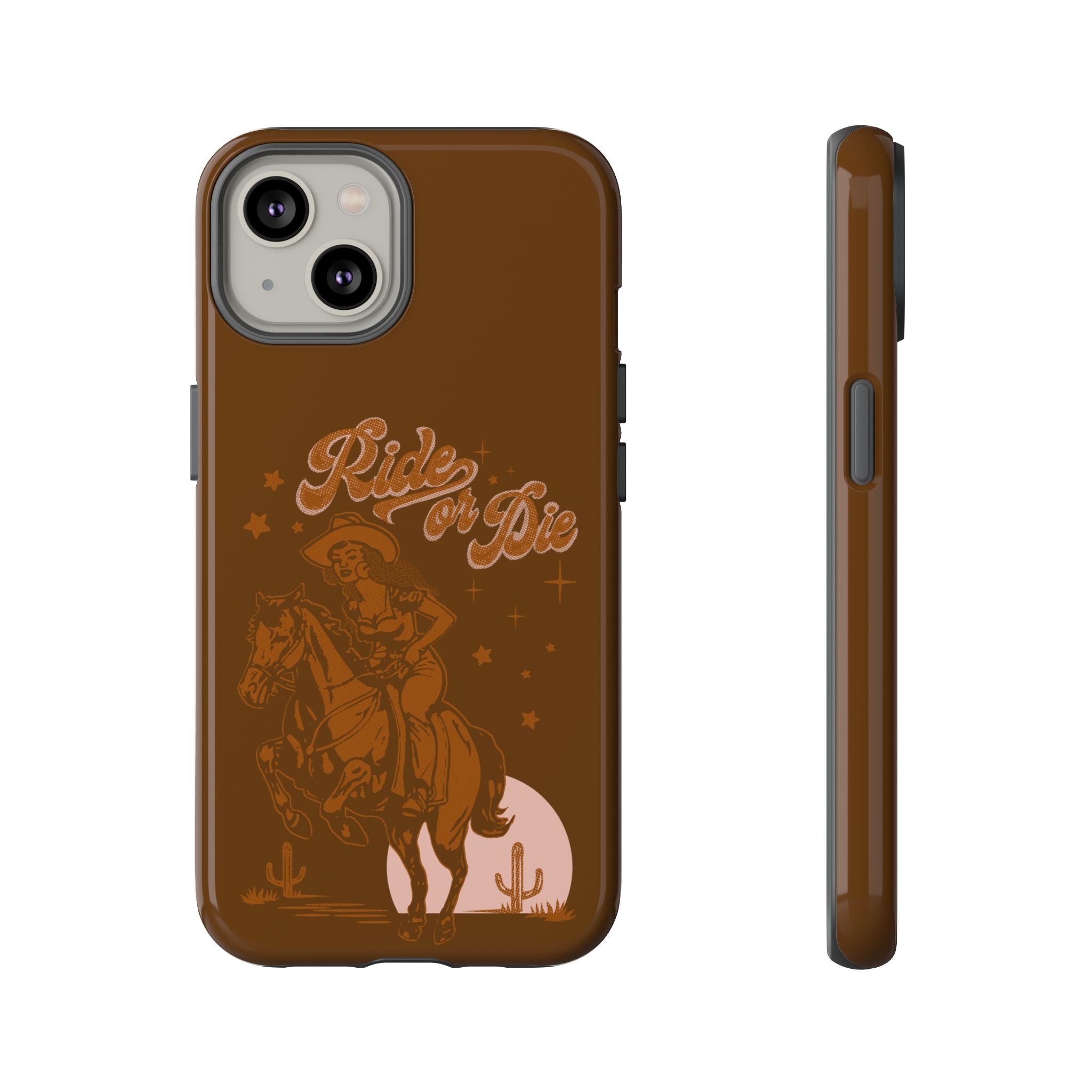 Ride or Die Cowgirl Phone Case - Tough & Trendy