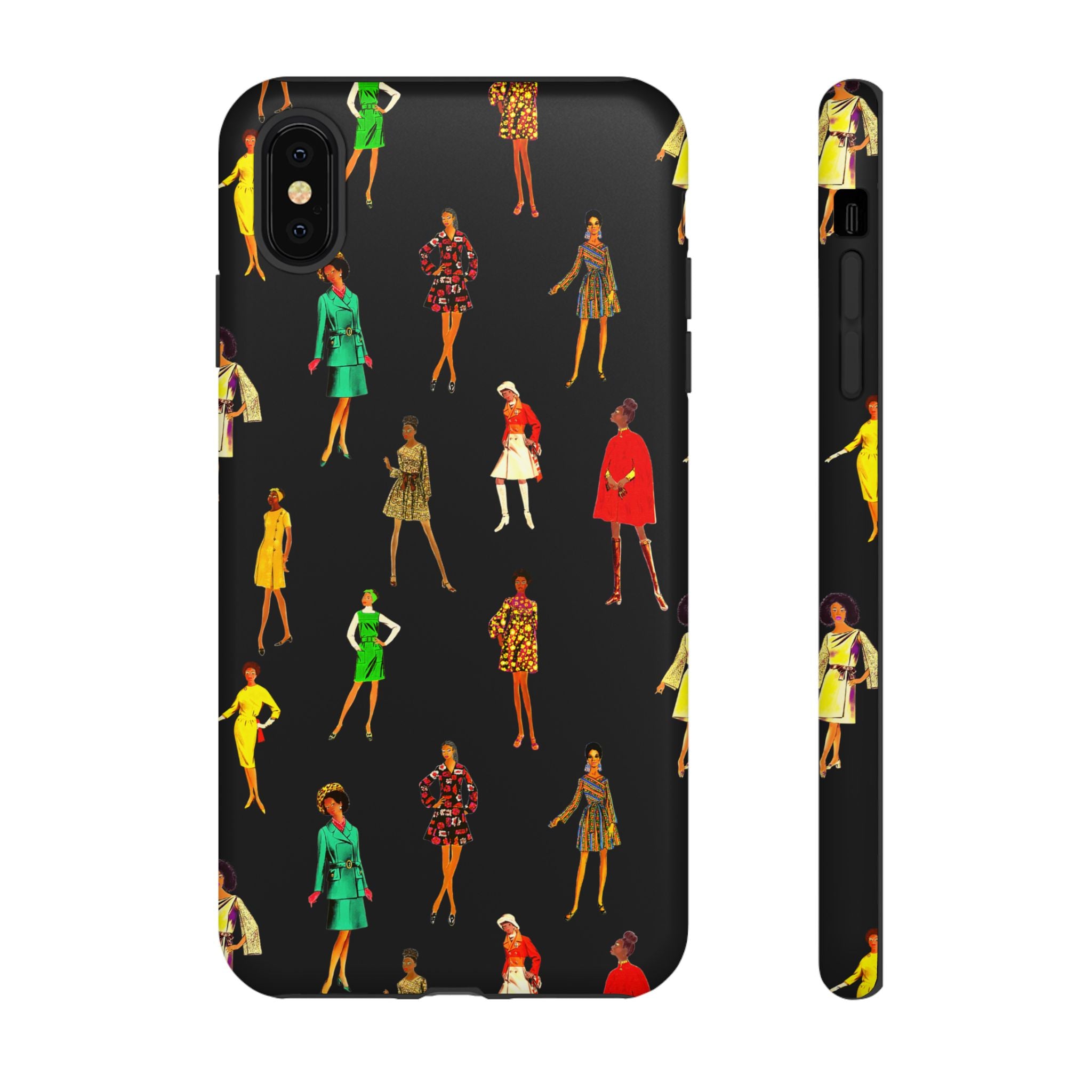 Vintage Fashion Ladies Phone Case - Tough & Trendy