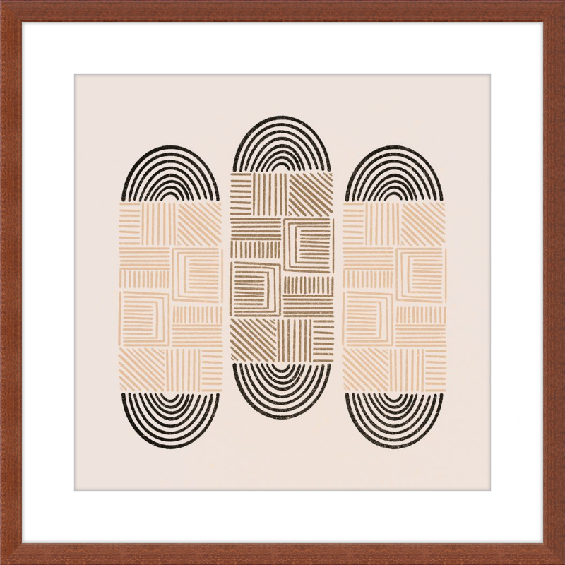 Cartouche Framed Art Print