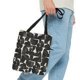 Cobblestone Black Original Art Tote Bag