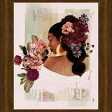 The Smell of Flowers Reminds Me Framed Art Print