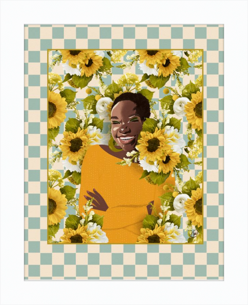When Flower Bloom in the Sun Framed Art Print