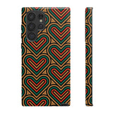 Hearts Beat Pattern Phone Case - Tough & Trendy