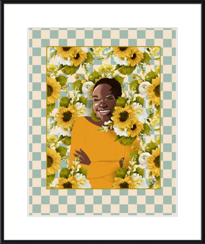 When Flower Bloom in the Sun Framed Art Print