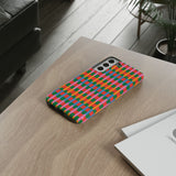 Candy Striped Pattern Phone Case - Tough & Trendy