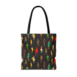 Vintage Fashion Ladies Print Tote Bag - Stylish & Versatile Carryall