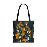 Wild Tiger Print Tote Bag - Stylish & Versatile Carryall