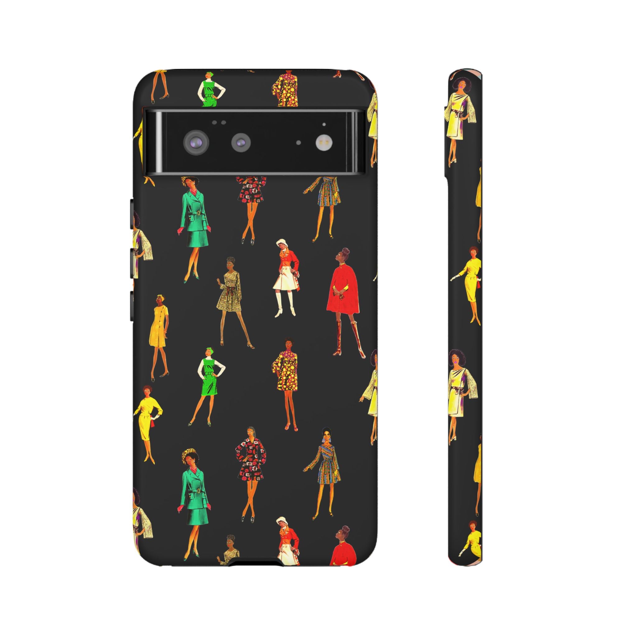 Vintage Fashion Ladies Phone Case - Tough & Trendy