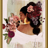 The Smell of Flowers Reminds Me Framed Art Print